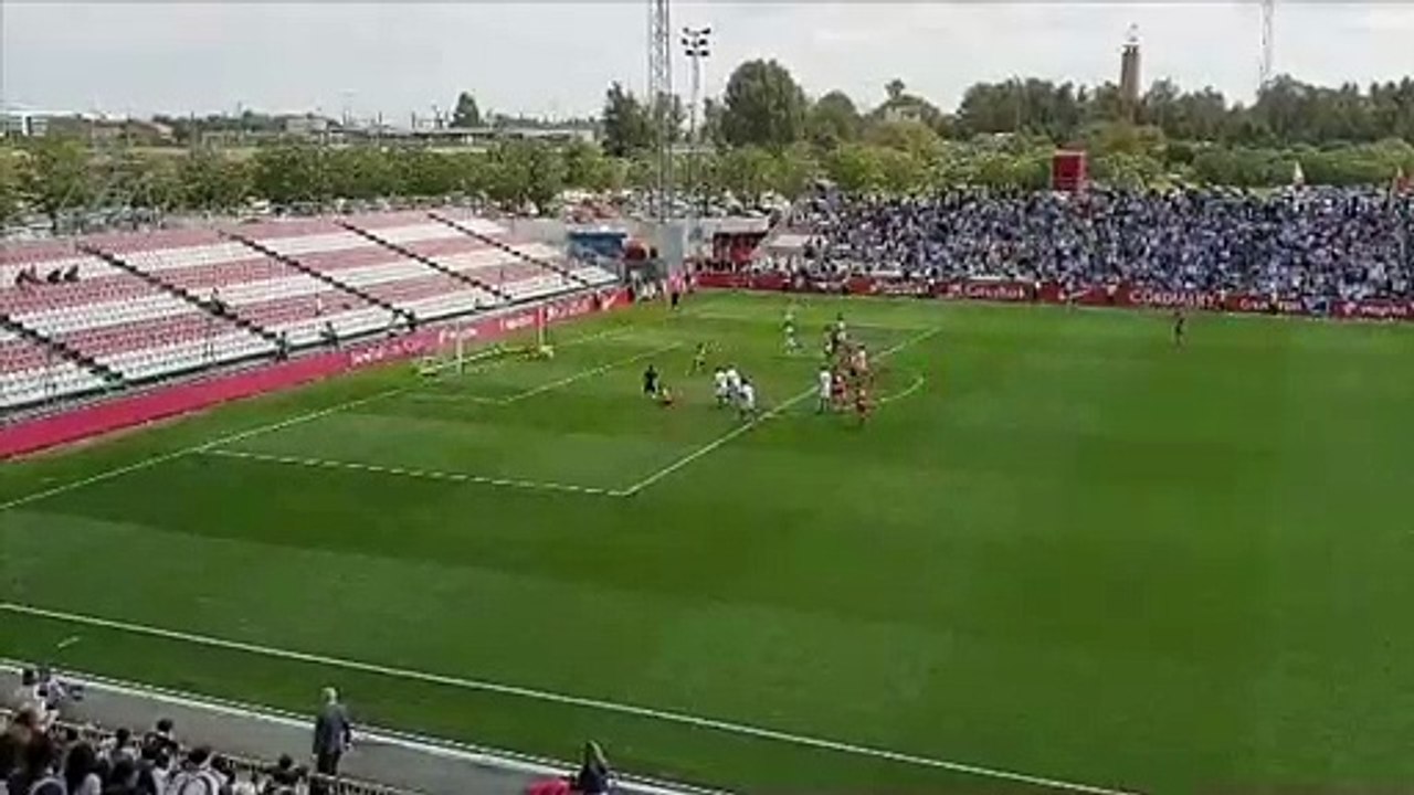 Sevilla Atlético-Recreativo de Huelva: Gol de penalti de Quintana