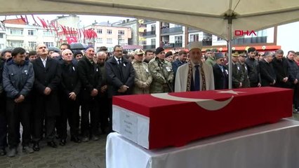 Giresun-Şehit Sözleşmeli Er Murat Şahin Son Yolculuğuna Uğurlandı