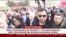 Kılıçdaroğlu'na şehit cenazesinde saldırı