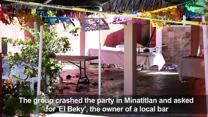 Mexican party cut short after gunmen kill 13