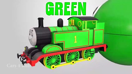 لون المرح القطار والسيارات المتحركة 3D والألوان للأطفال Video