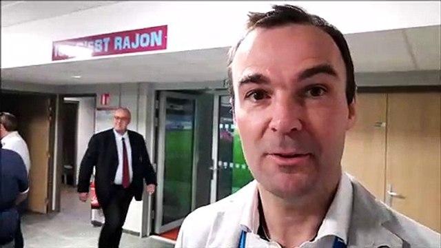 Réaction de Cyril Lafon (arbitre de Top 14) après la finale d'Honneur, à Bourgoin-Jallieu