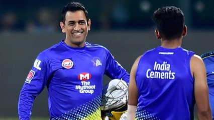 IPL 2019: MS Dhoni is fit, smacks the ball out of the nets ahead of RCB clash| वनइंडिया हिंदी