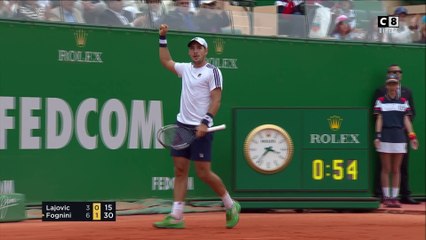 Lajovic se rebiffe, quel passing en bout de course !