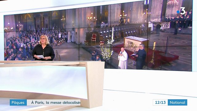 Pâques : à Paris, la messe délocalisée