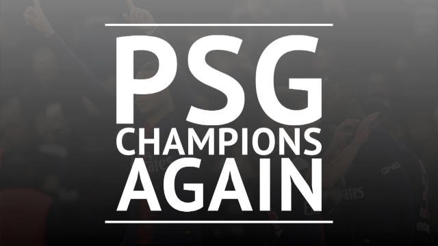 PSG crowned Ligue 1 champions