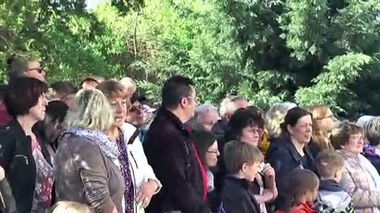 Osterreiter begeistern Besucher im Spreewald