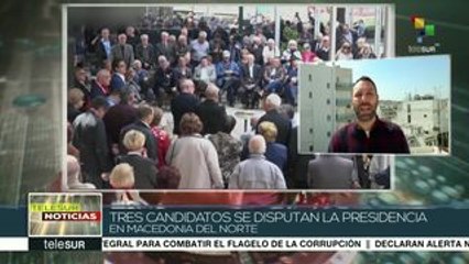 Continúan elecciones presidenciales en Macedonia del Norte