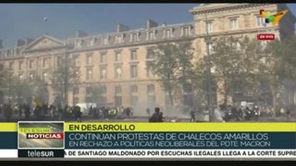 Policía francesa detiene a más de 100 personas durante protestas