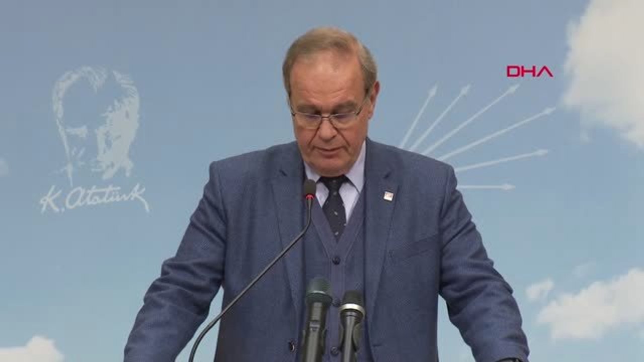 Ankara CHP Genel Başkan Yardımcısı ve Parti Sözcüsü Faik Öztrak Açıklamalarda Bulundu