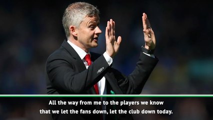 Download Video: Solskjaer apologises to Man United fans after defeat to Everton