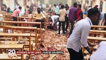 Une vague d'attentats fait au moins 207 morts et plus de 450 blessés au Sri Lanka