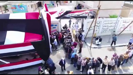 طوابير أمام لجنة بالجمالية للاستفتاء على تعديل الدستور