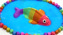 Five Little Monkeys   Learn Colors with Rainbow Pool w Fish Mad Mattr   Song For Kids