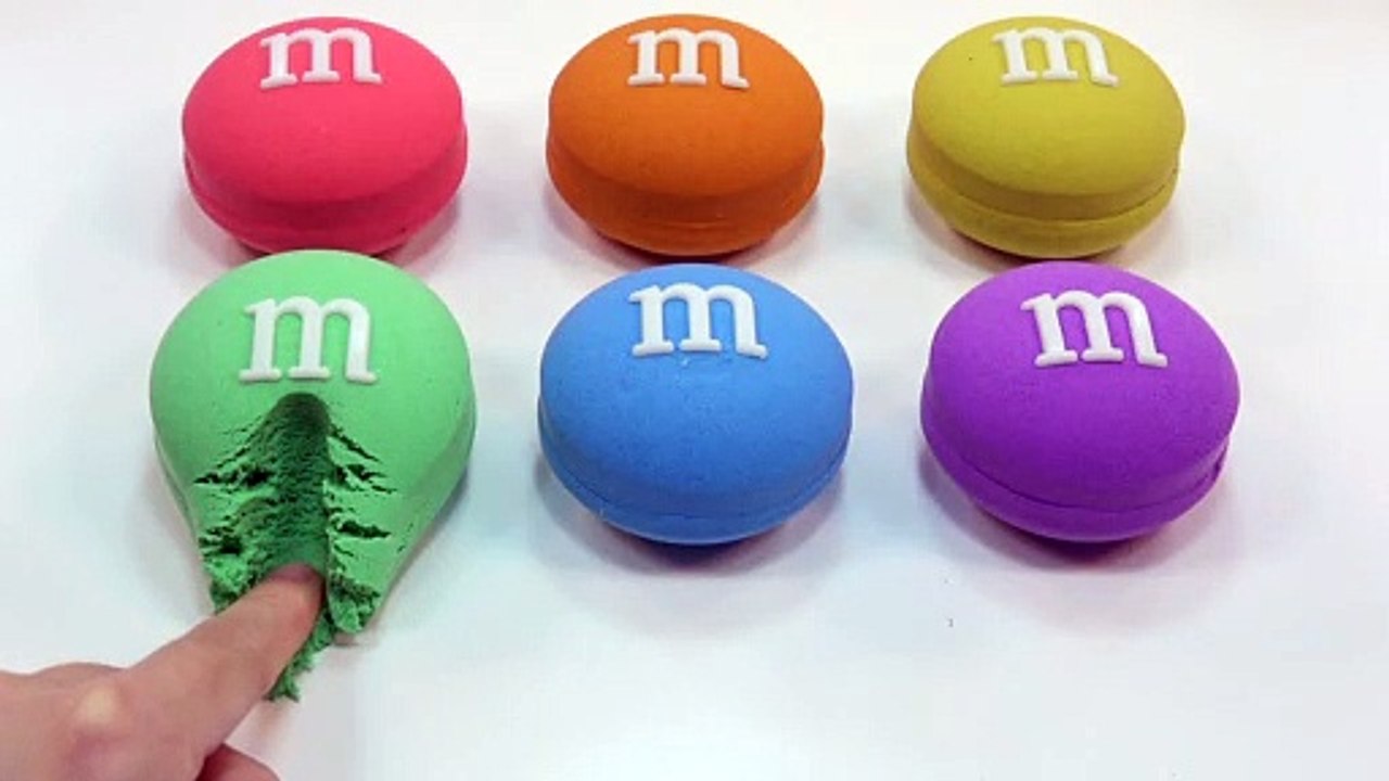 Johny Johny Yes Papa Song for Kids   Learn Colors with Kinetic Sand M&M Chocolate Candy