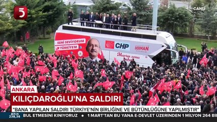 Kılıçdaroğlu'ndan saldırı sonrası ilk açıklama: Bir milim geri adım atmayacağım!