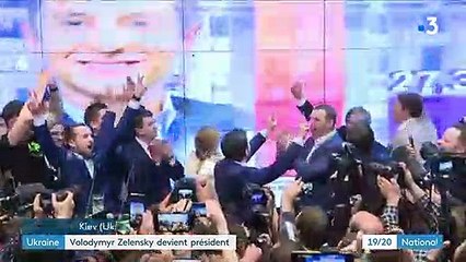 Présidentielle en Ukraine : victoire de l'acteur Volodymyr Zelensky