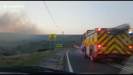 Another moorland fire breaks out in West Yorkshire