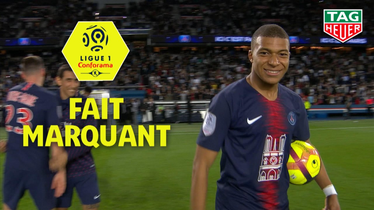 Kylian Mbappé signe un triplé pour fêter le 8e titre de champion du PSG / 33ème journée / 2018-19