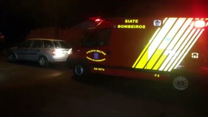 Corsa bate contra ciclista no Bairro Santa Felicidade