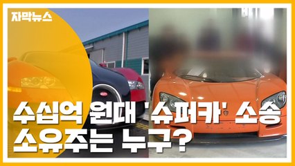 [자막뉴스] 수십억 원대 '슈퍼카' 소송...소유주는 누구? / YTN
