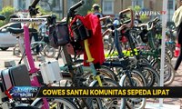 Gowes Santai Komunitas Sepeda Lipat Brompton di Serpong