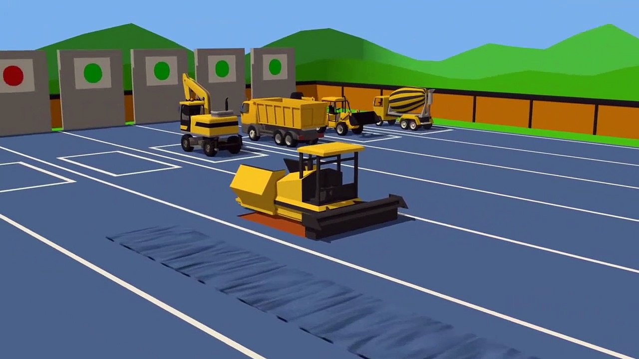 Exposition de Machines de Construction | #Excavatrice, Camion, Rouleau compresseur, bétonnière pour les enfants. Maszyny