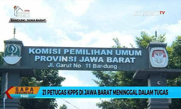21 Petugas KPPS di Jawa Barat Gugur Dalam Tugas
