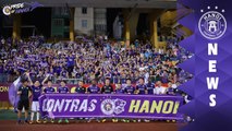Quang Hải cùng toàn đội chụp ảnh cảm ơn các Contras sau trận đấu nóng bỏng giữa Hà Nội và Hải Phòng