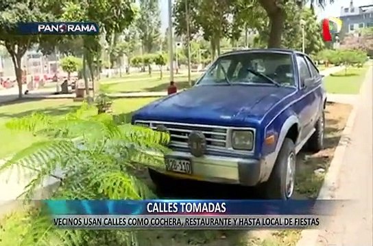 Calles tomadas: vecinos usan veredas y pistas como propiedad privada