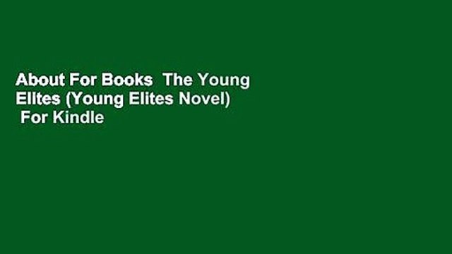 About For Books The Young Elites (Young Elites Novel) For Kindle