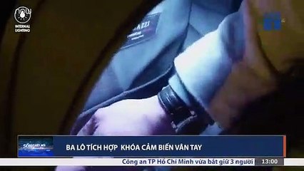 Ba lô  tích hợp công nghệ cao chống trộm bằng vân tay