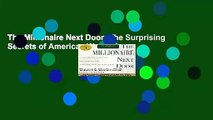 Pdf Download The Millionaire Next Door The Surprising Secrets Of