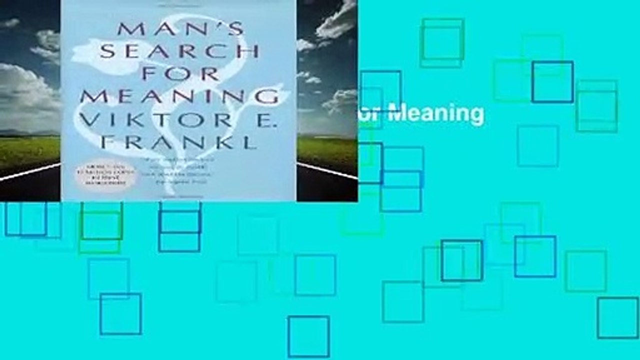 [GIFT IDEAS] Man s Serach for Meaning by Viktor E. Frankl