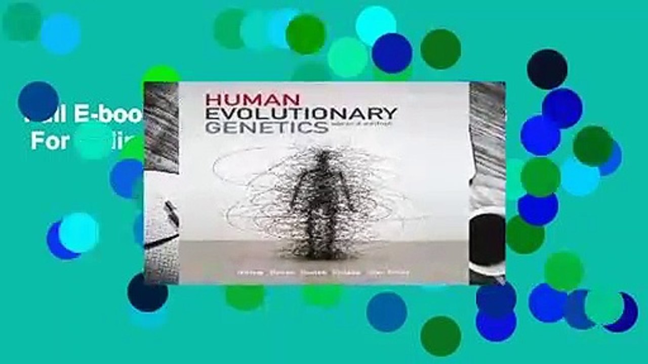 Full E-book Human Evolutionary Genetics  For Online