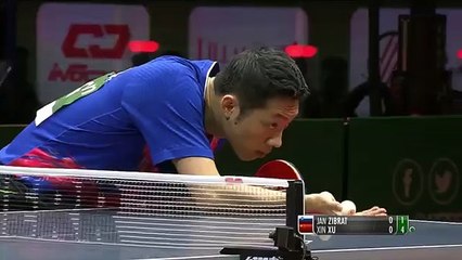 Xu Xin vs Jan Zibrat | 2019 World Championships Highlights (R128)