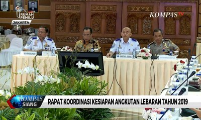 Kemenhub Gelar Rakor Kesiapan Angkutan Lebaran Tahun 2019