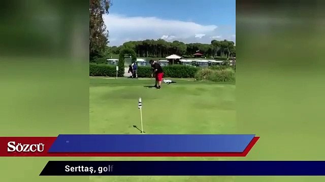 Müzisyen Bülent Serttaş, golf sporuna merak saldı