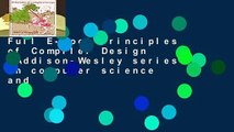Full E-book Principles of Compiler Design (Addison-Wesley series in computer science and