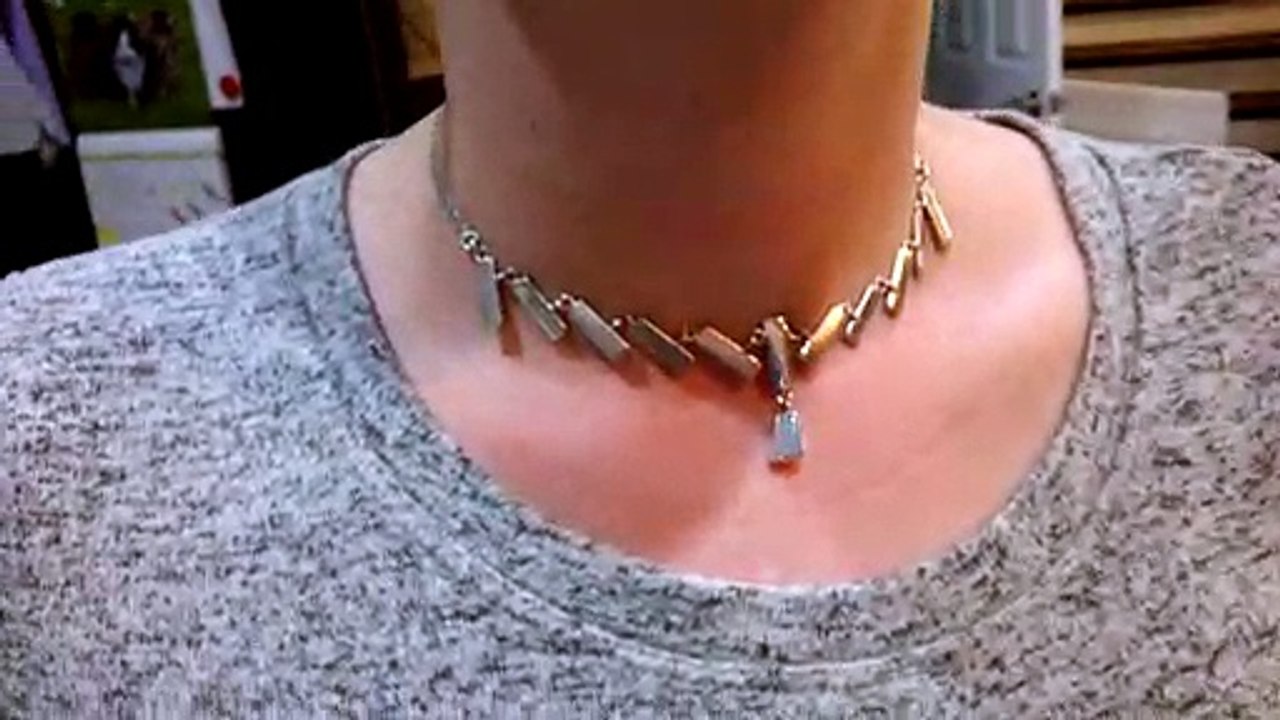 Choker necklace kitchen lighting