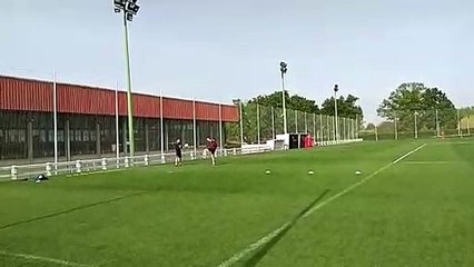 Capa, baja en Leganés, hace trabajo de recuperación en Lezama