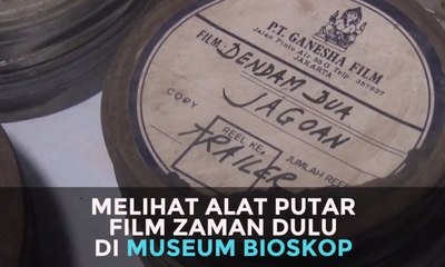 Melihat Alat Putar Film Zaman Dulu di Museum Bioskop