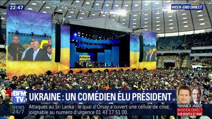 Ukraine: un comédien élu président