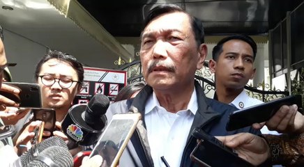 Luhut: Prabowo Sakit Flu Pertemuan Kita di Reschedule