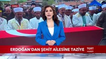 Cumhurbaşkanı Erdoğan'dan Şehit Ailesine Taziye