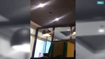 3-second video shows lights shaking during the earthquake here in BGC