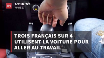 Trois français sur 4 utilisent la voiture pour aller au travail