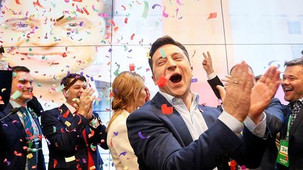 Volodímir Zelenski, de humorista a presidente de Ucrania