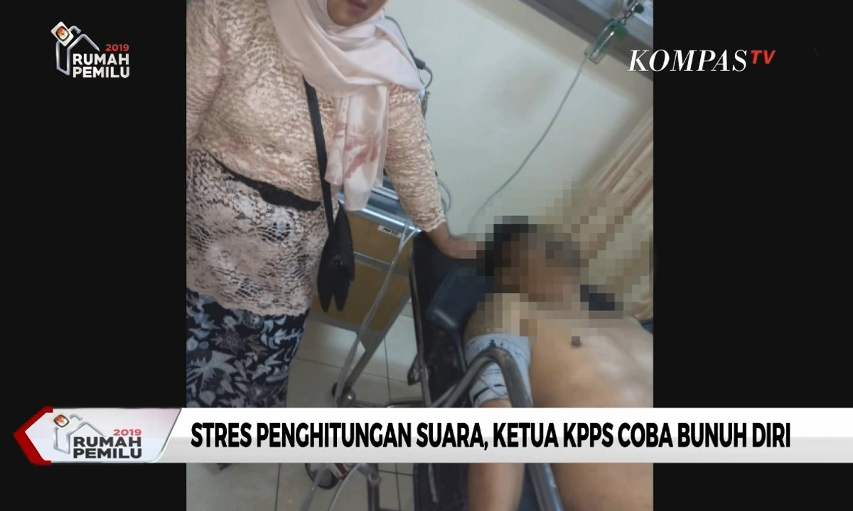 Stres Penghitungan Suara, Ketua KPPS Coba Bunuh Diri