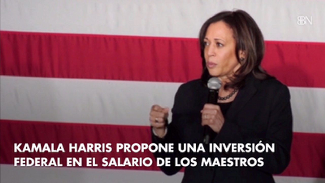 Kamala Harris propone una inversión federal en el salario de los maestros